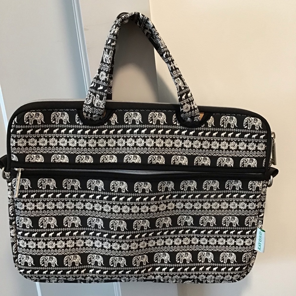 Kayond Laptop Sleeve Elephant Print Case/HandBag